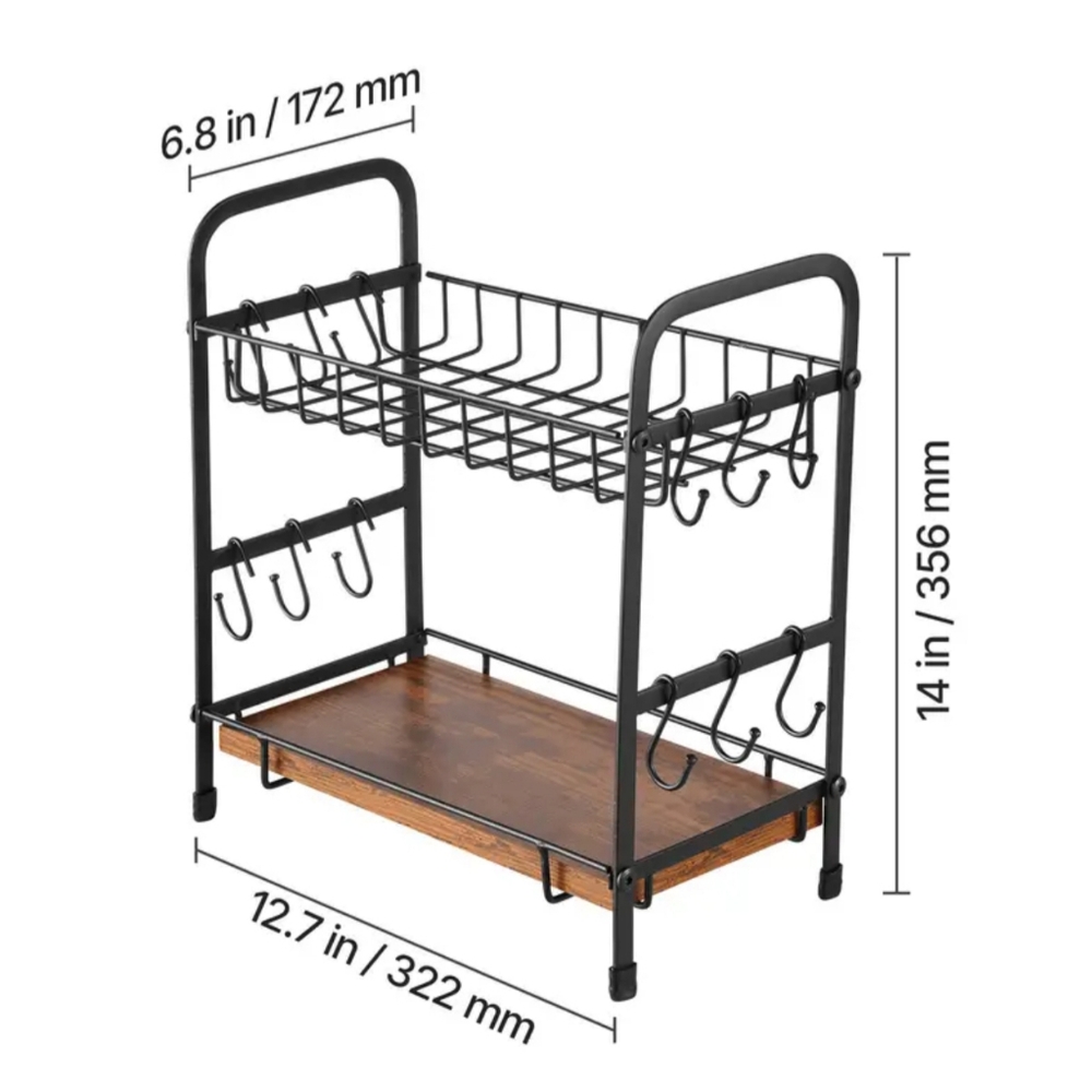 Black Metal Dish Rack - Picture 10 of 10